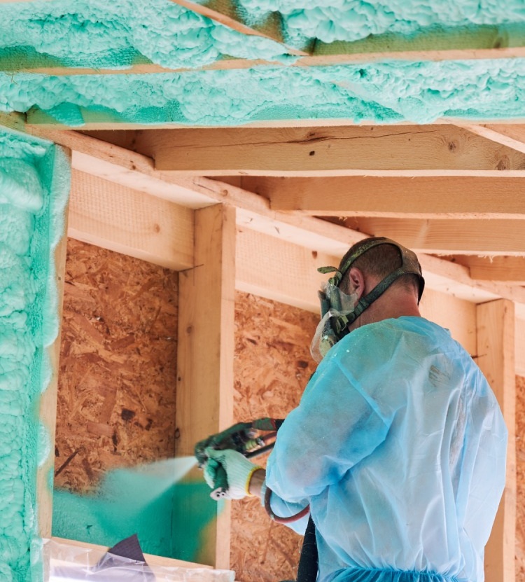 Spray foam contractors in NYC, insulating a house